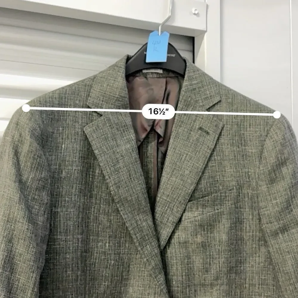 Joseph Abboud linen and wool sports jacket size 40 regular. NEW $399 - Picture 11 of 13